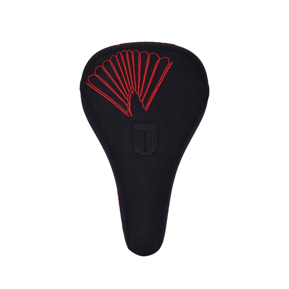 FLIGHT e1a PIVOTAL SADDLE SEAT - Black & Red Wing